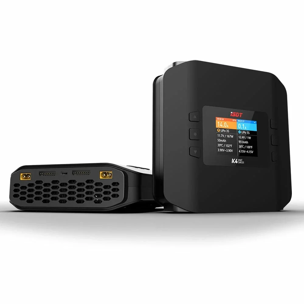 Isdt K4 Dual Lipo Charger - Caricabatterie intelligente a doppia modalità ISDT