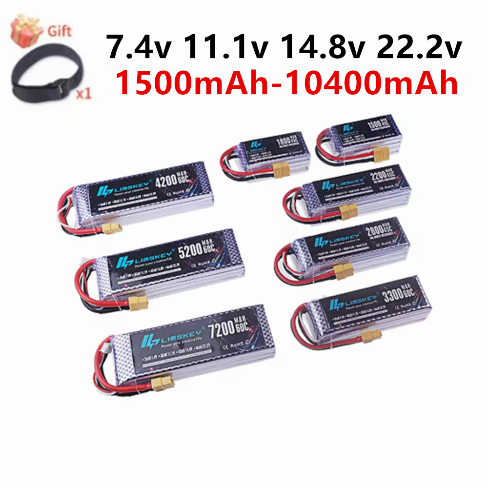 4S Lipo Battery 14.8V 6000Mah - Batteria Lipo 2S 3S 4S 6S