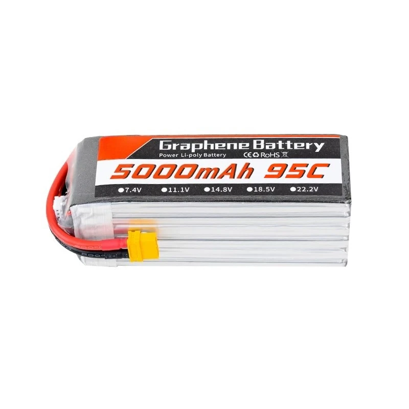 Batteria LiPo in grafene 6S 22 - 6S Lipo Battery 22.2V 5000Mah recensione e prezzo